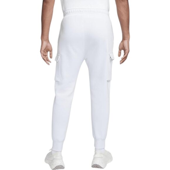 Nike Club Mens 2 Piece Sweatsuit Fleece Tracksuit Football Grey/Black Gift Set - Picture 8 of 13